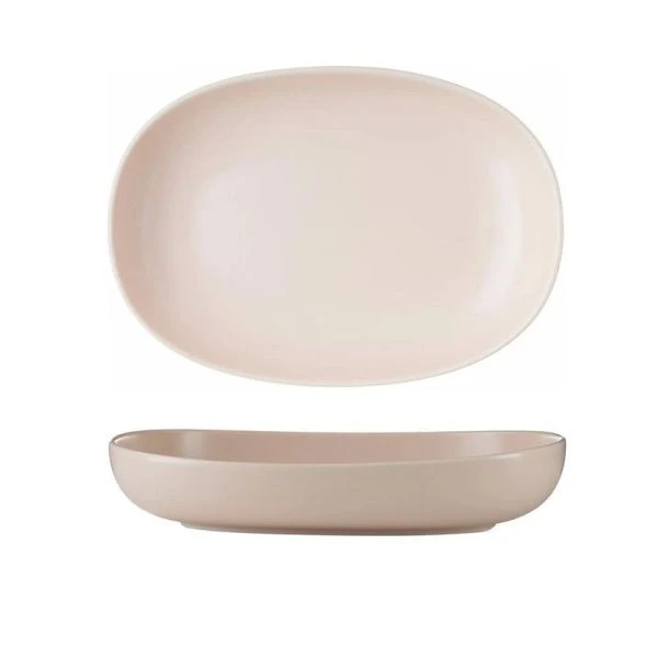 Блюдо сервировочное 26*18см керамика BILLIBARRI LESS MATT APRICOT (6)