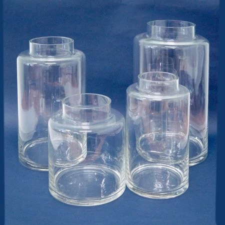 Ваза для цветов h34,5см d18,7см стекло ДЭНИ ОСЕННЯЯ ДЫМКА 27/1955