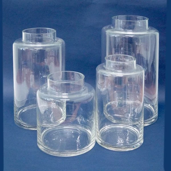 Ваза для цветов h34,5см d18,7см стекло ДЭНИ ОСЕННЯЯ ДЫМКА 27/1955