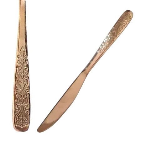 Ножи столовые набор 2шт нерж.сталь ОРНАМЕНТ М104-226-3/JC-2635 (300)