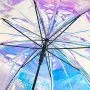 Зонт женский трость автомат 8 спиц Голография 6207 Caplier (12)