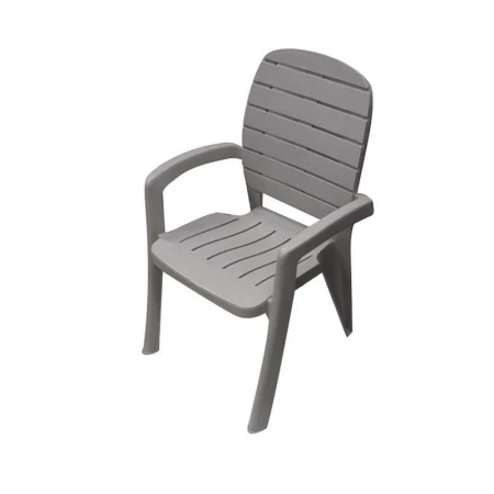 Кресло 58*60*91,5см пластик ПРОВАНС грэй (1) Кресло 58*60*91,5см пластик ПРОВАНС грэй (1)