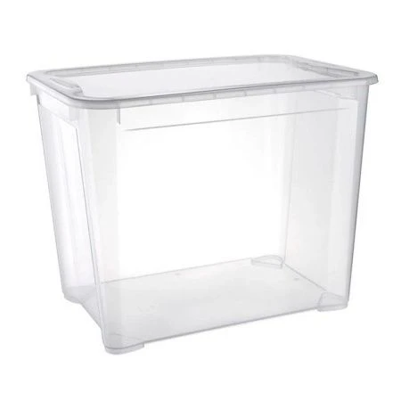 Ящик универсальный 70л 555*390*435мм пластик КРИСТАЛЛ XL бесцветный (5)