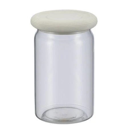 Банка для сыпучих продуктов 1,1л стекло Desco с силикон.крышкой 74-715 (12)