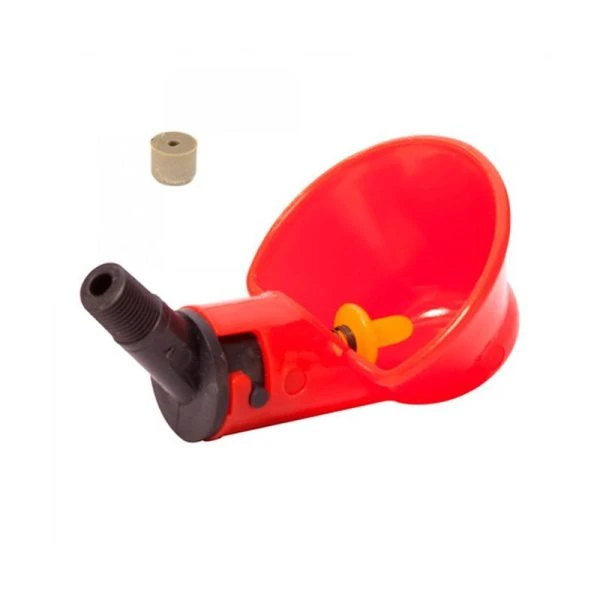 Поилка микрочашечная  седельного типа с рез.клапаном ПП-03 (20) Поилка микрочашечная  седельного типа с рез.клапаном ПП-03 (20)