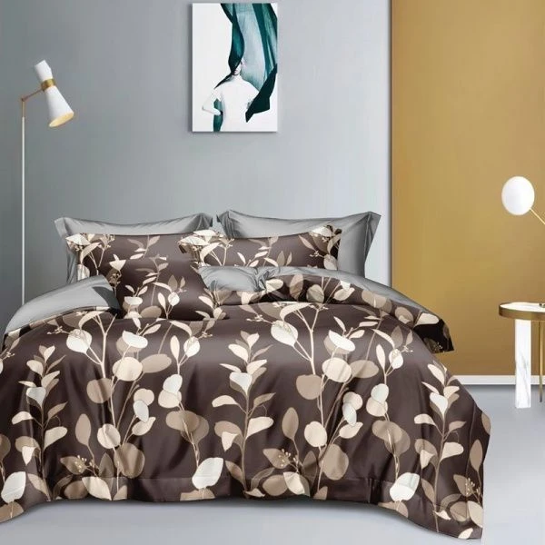 КПБ семейный поплин 100%хлопок Butterfly Делюкс (пр.215*240, под.145*215*2, нав.70*70*2) рис. 6251