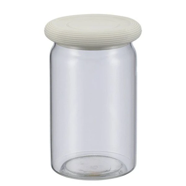 Банка для сыпучих продуктов 1,1л стекло Desco с силикон.крышкой 74-715 (12)
