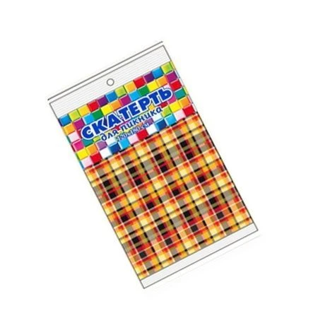 Скатерть одноразовая полиэтилен 120*180см Шерлок инд.уп. (50)