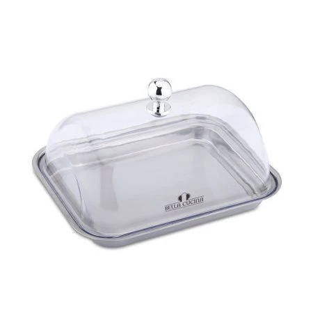 Масленка нерж.сталь с пласт.крышкой BC-5008 (24)