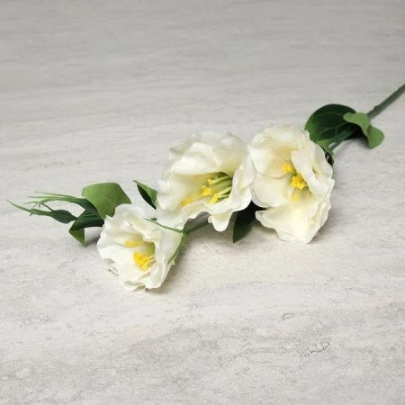 Цветы искусственные Эустома 80см пластик C-80 (100/800)