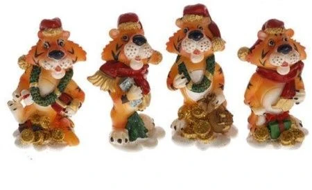 Фигурка Тигр полистоун 6см, 4 вида (1152) 11