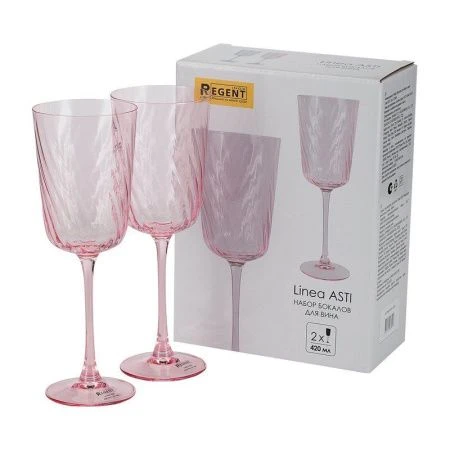 Бокалы для белого вина набор 2шт 420мл стекло ASTI 81-303  (12)