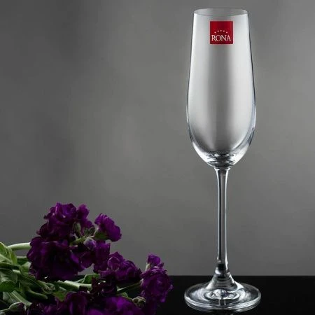 Бокалы для шампанского набор 2шт 180мл стекло RONA MAGNUM (12)