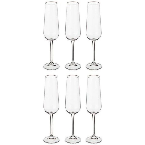 Бокалы для шампанского набор 6шт 220мл стекло АМУНДСЕН/АРДЕА 91L/1SF57/0/00000/220-661 24545 (8)