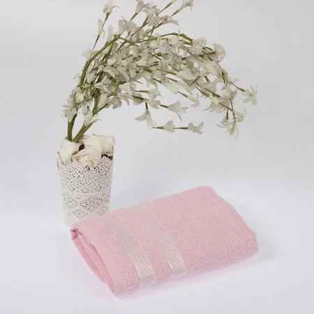 яяяПолотенце махровое 50*90см Karna PETEK 1/4 (Розовый)