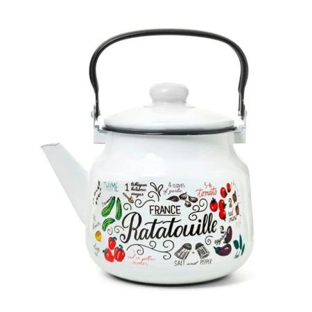 Чайник 3,5л эмаль РАТАТУЙ (4)