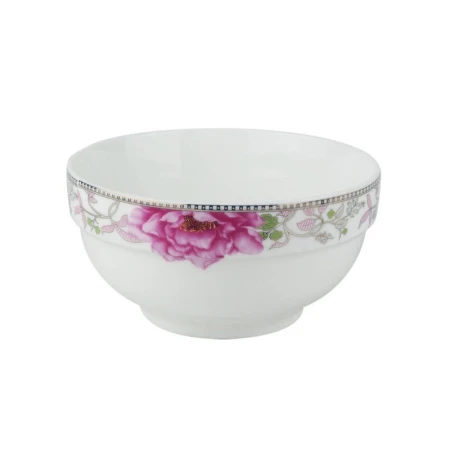 Салатник 12,5см 500мл фарфор РОЗОВЫЙ ПИОН JC-8090 (90)