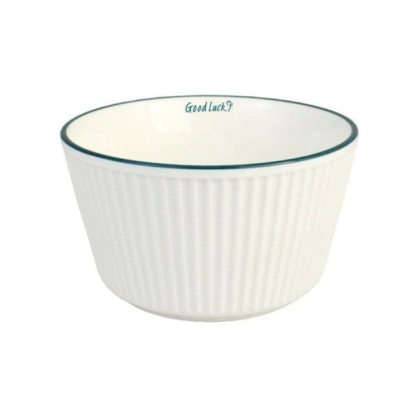 Салатник 11,4*6,4см фарфор Good Luck белый W032-4.5/JC-14549 (72)