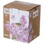Кружка заварочная 350мл фарфор Lilac с крышкой и мет.ситом (36)