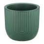 Кашпо 7,8л 280мм пластик РАМОНА со вставкой нефритовый (1)