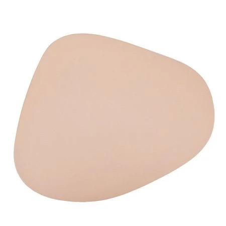 Салфетка сервировочная 45*37см полиуретан Экокожа бежевая фигурная (4/180)