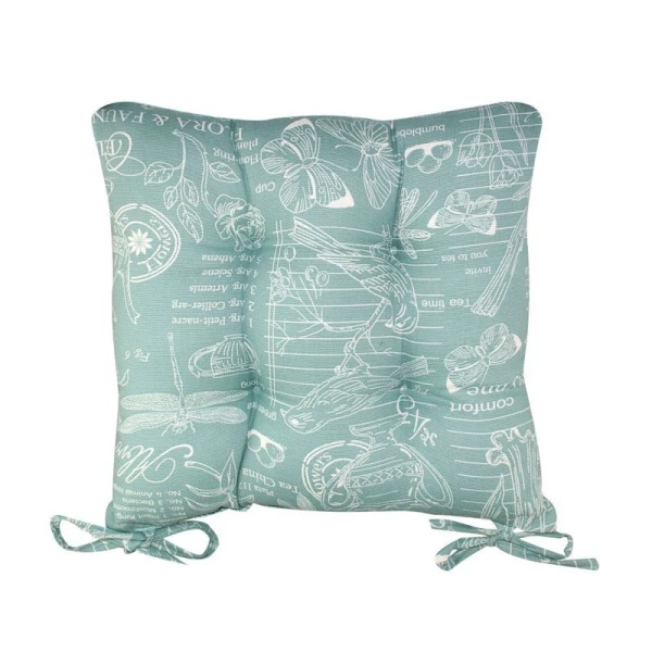 ВЕРСАЛЬ АКВАМАРИН Сидушка на стул (табурет) рогожка 40*40(+-5 см) с завязками LeSonnet арт. 6 ВЫВОД ВЕРСАЛЬ АКВАМАРИН Сидушка на стул (табурет) рогожка 40*40(+-5 см) с завязками LeSonnet арт. 6 ВЫВОД