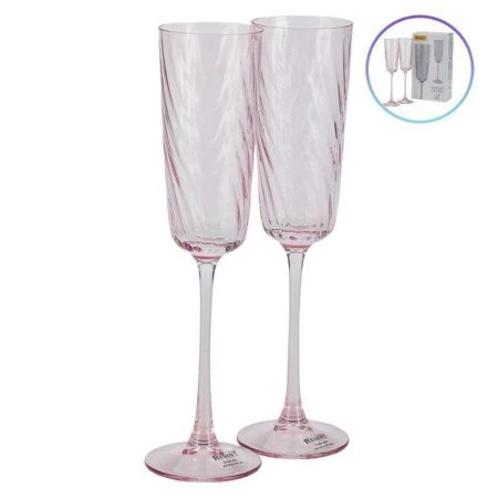 Бокалы для шампанского набор 2шт 200мл стекло ASTI 81-301 (12)