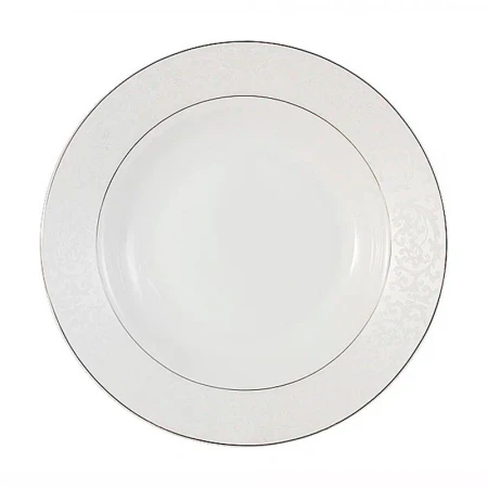 Столовый набор 27пр фарфор МЕЛИСЕНТА на 6 персон белый с серебристым кантом AL-14-310/27-E5 (2) Столовый набор 27пр фарфор МЕЛИСЕНТА на 6 персон белый с серебристым кантом AL-14-310/27-E5 (2)