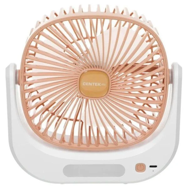 Вентилятор настол. беспроводной Centek CT-5041 5Вт d10 см 3 скор. USB-кабель Type-C LED подсве (40)