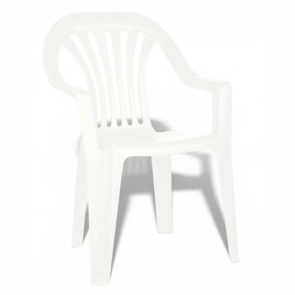 Стул детский 370*360*550мм пластик белый (5)