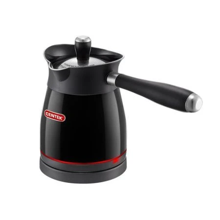 Турка электрическая 500мл нерж.сталь Centek CT-1080 черная 480Вт, съемная мягкая ручка Турка электрическая 500мл нерж.сталь Centek CT-1080 черная 480Вт, съемная мягкая ручка