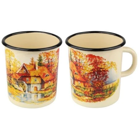 Кружка 400мл слон.кость с рис. СТАРАЯ МЕЛЬНИЦА 40504-032/4-У (27)