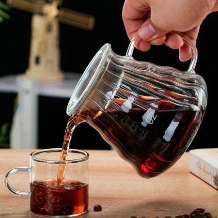 Кофейник 360мл стекло 01 LC095944 (100) JC-18097