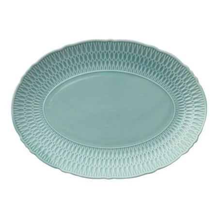 Блюдо 34см фарфор СОФИЯ БИРЮЗА овальное 0882600 Sofia LB05