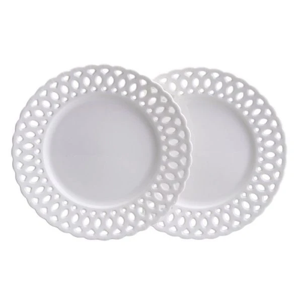 Тарелки мелкие набор 2шт 20*2,5см фарфор Style десертные (18)