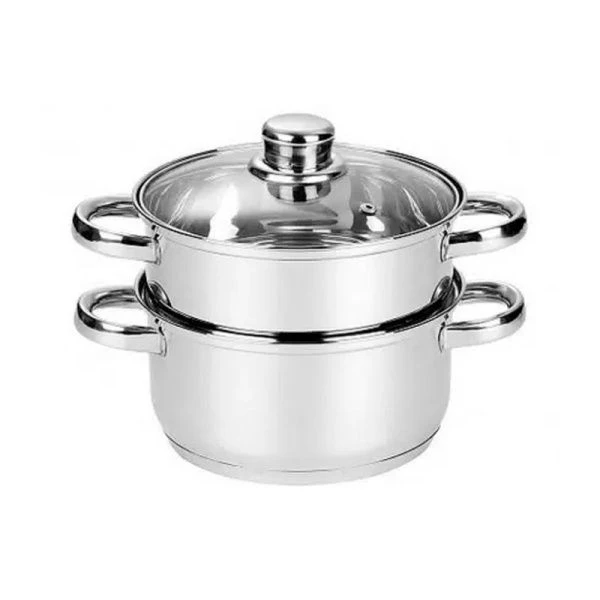 Пароварка 2-х уровневая 2,5л нерж.сталь индукц.капс.дно MEDIANO (6)