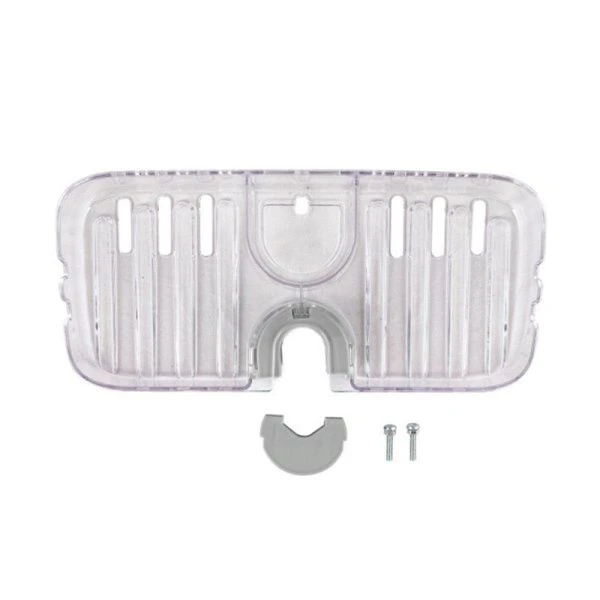 Полка на душевую штангу 27*12,4*4,1см пластик (24)