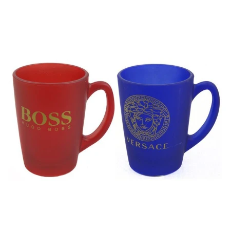 Кружка 300мл стекло VIP матовая (20)