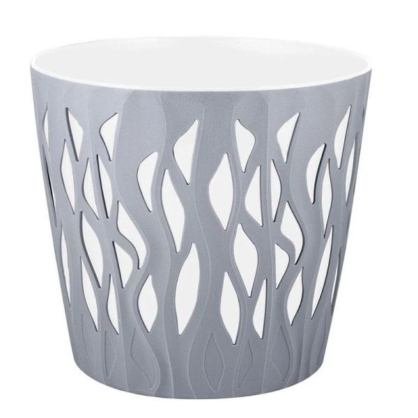 Кашпо 20л пластик Winds с дренажной вставкой 18,7л  340*340*310мм утренний туман (9) Кашпо 20л пластик Winds с дренажной вставкой 18,7л  340*340*310мм утренний туман (9)