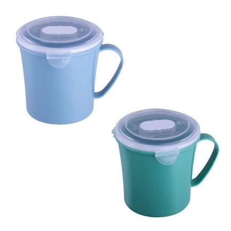 Контейнер-кружка 650мл пластик Move с клапаном (18)