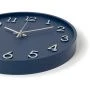 Часы настенные 28см пластик РУБИН Классика синие (10)