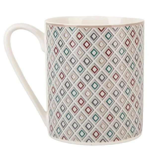 Столовый набор 12пр (тарелка 4шт. 19см, салатник 4шт. 14см, кружка 4шт. 370мл) фарфор Norwich (4)