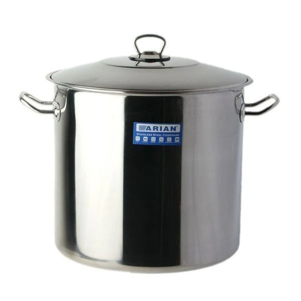 Кастрюля 21л нерж.сталь  ARIAN GASTRO высокая 30*30см 1603.012 (1)