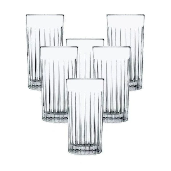 Стаканы для воды набор 6шт 440мл стекло ТАЙМЛЕСС RCR