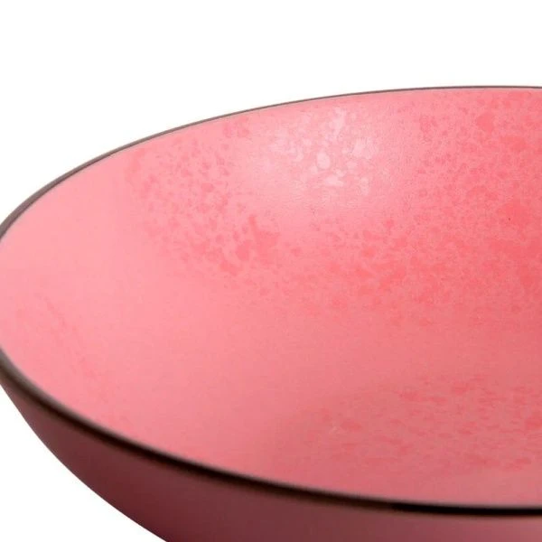 Тарелка глубокая 20см 800мл керамика ELIT PINK 19S508-8BOWL (36)