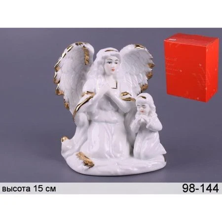 яяяФигурка АНГЕЛ ХРАНИТЕЛЬ h14см подар.уп. (18)