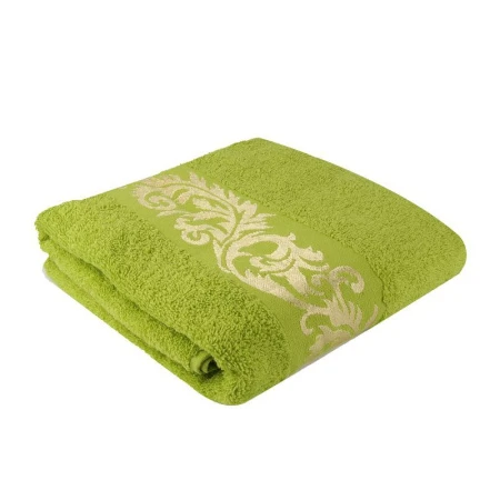 Полотенце махровый 70*135см жаккард Золотая осень фисташковый 400гр Полотенце махровый 70*135см жаккард Золотая осень фисташковый 400гр