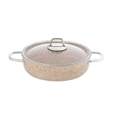 Жаровня 4,8л алюминий АП ИНДУКЦИЯ со стекл.крышкой 30см Dariis Cremanova HUR-A-15404 (6)