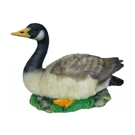 Фигура садовая УТКА большая сидит 32*47см полистоун Фигура садовая УТКА большая сидит 32*47см полистоун