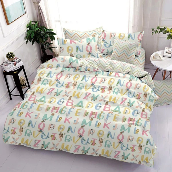 КПБ 1,5сп поплин 100% хлопок Lime Time TEENS (пр.150*220, под.145*215, нав.70*70) рис. Алфавит КПБ 1,5сп поплин 100% хлопок Lime Time TEENS (пр.150*220, под.145*215, нав.70*70) рис. Алфавит